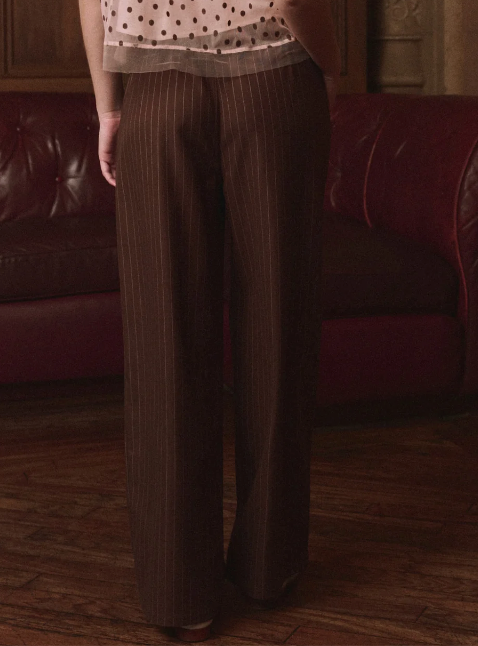 The Tracksuit Pintuck Pant