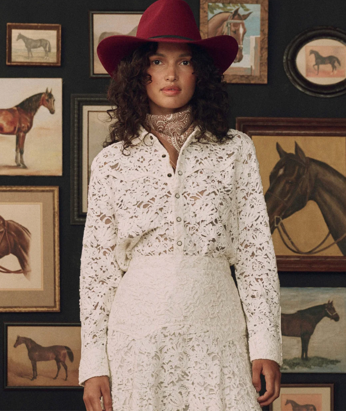 The Relic Lace Western Shirt