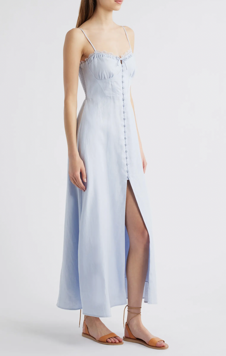 Linella Linen Maxi Dress
