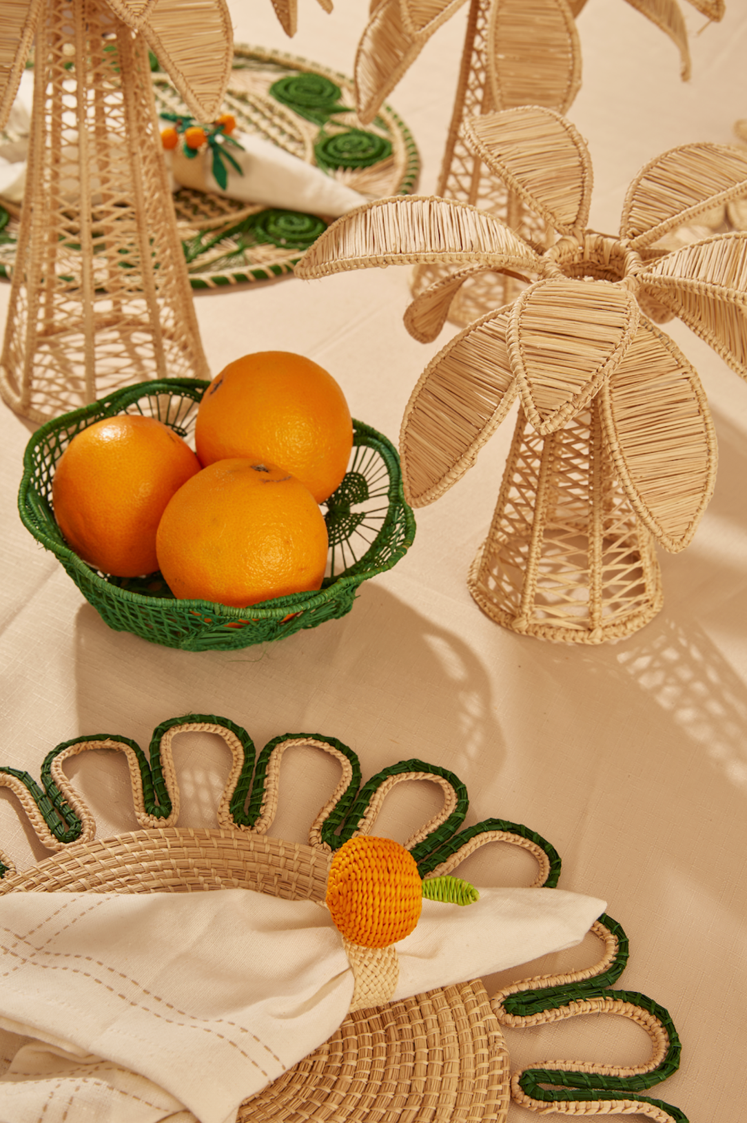 Palm Tree Candle Holder