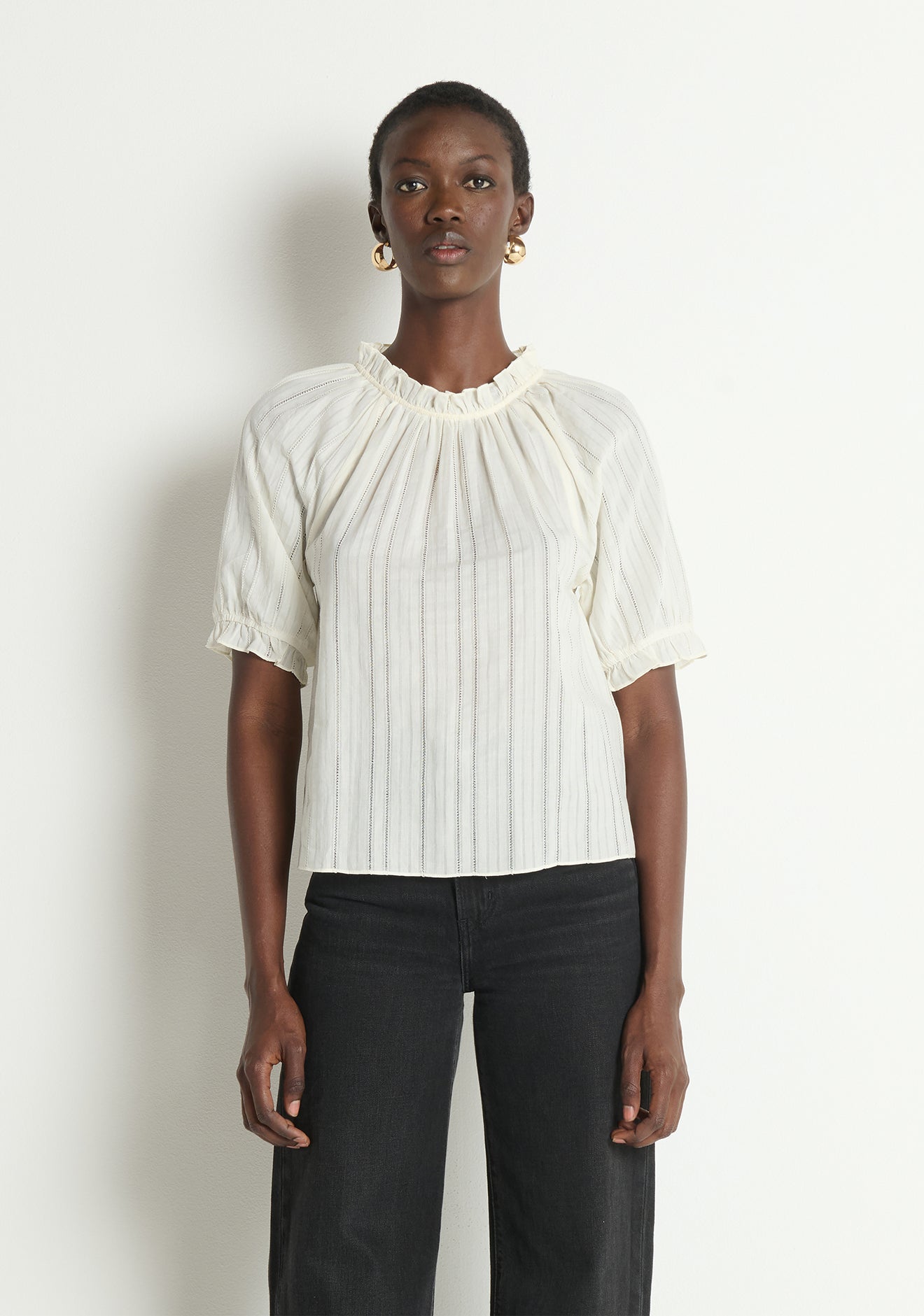 Whitney Ruffle Top
