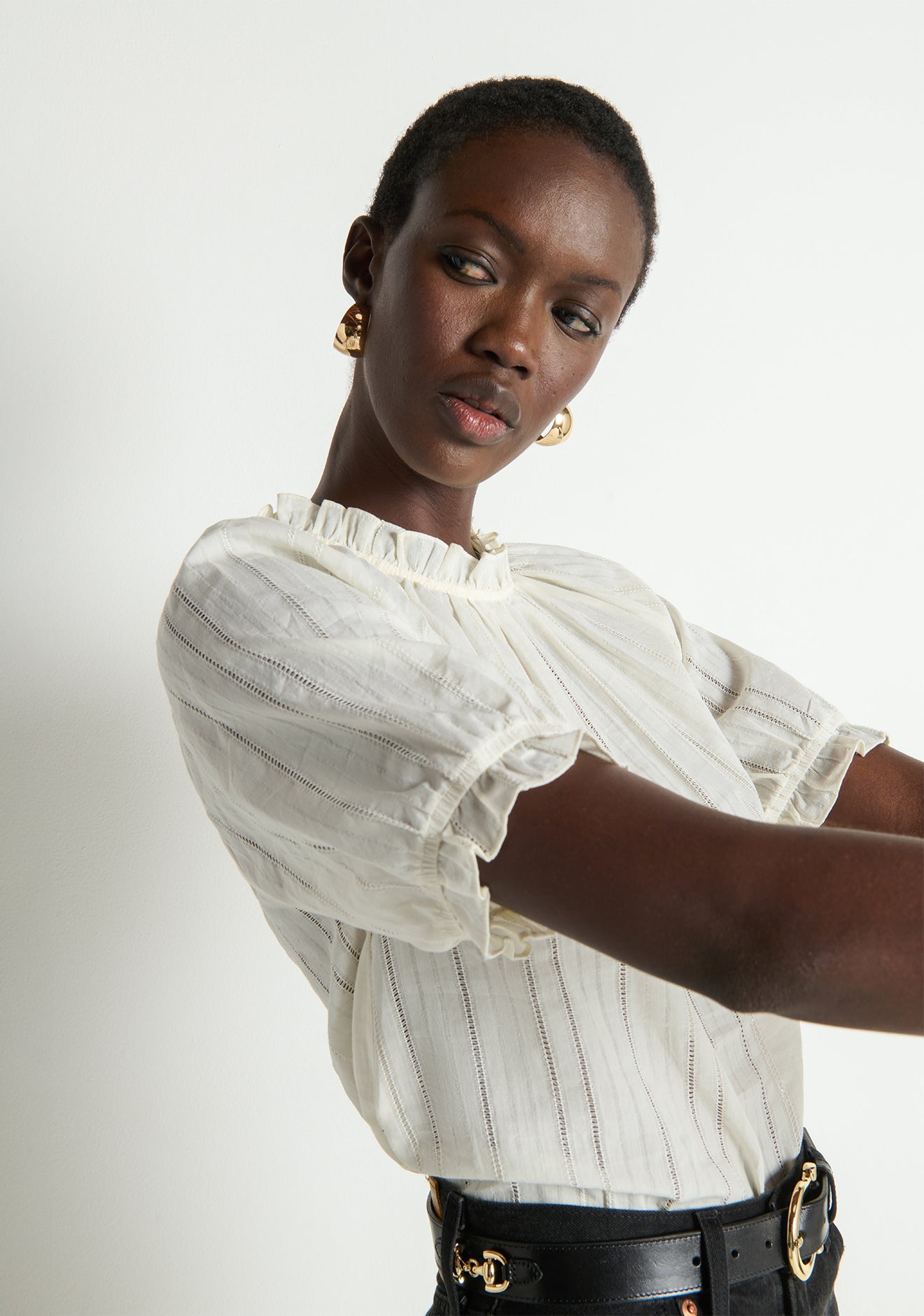 Whitney Ruffle Top