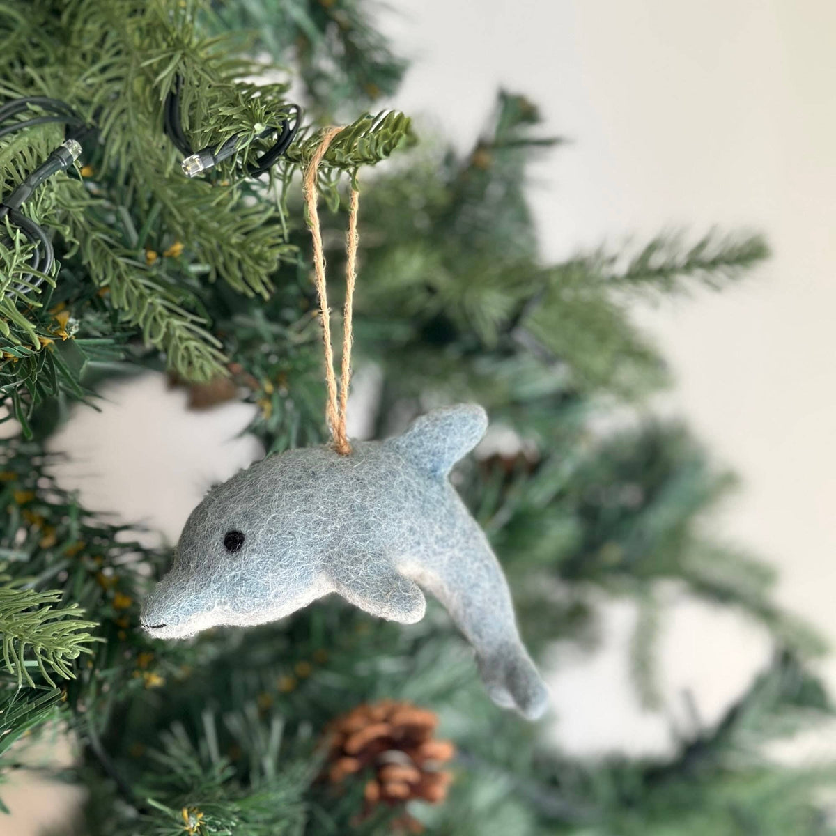 Felt Ornament - Dolphin: No Hat