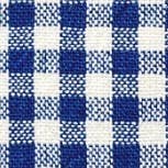 Lake Blue Gingham Summer Dog Bandana: Small