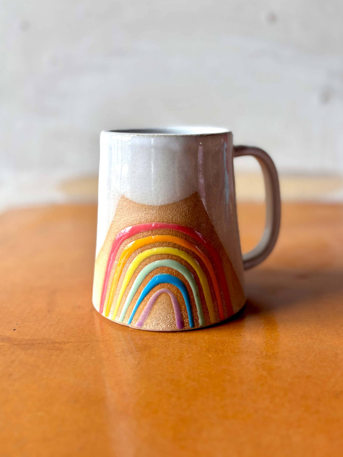 Rainbow Mug Handmade Ceramic