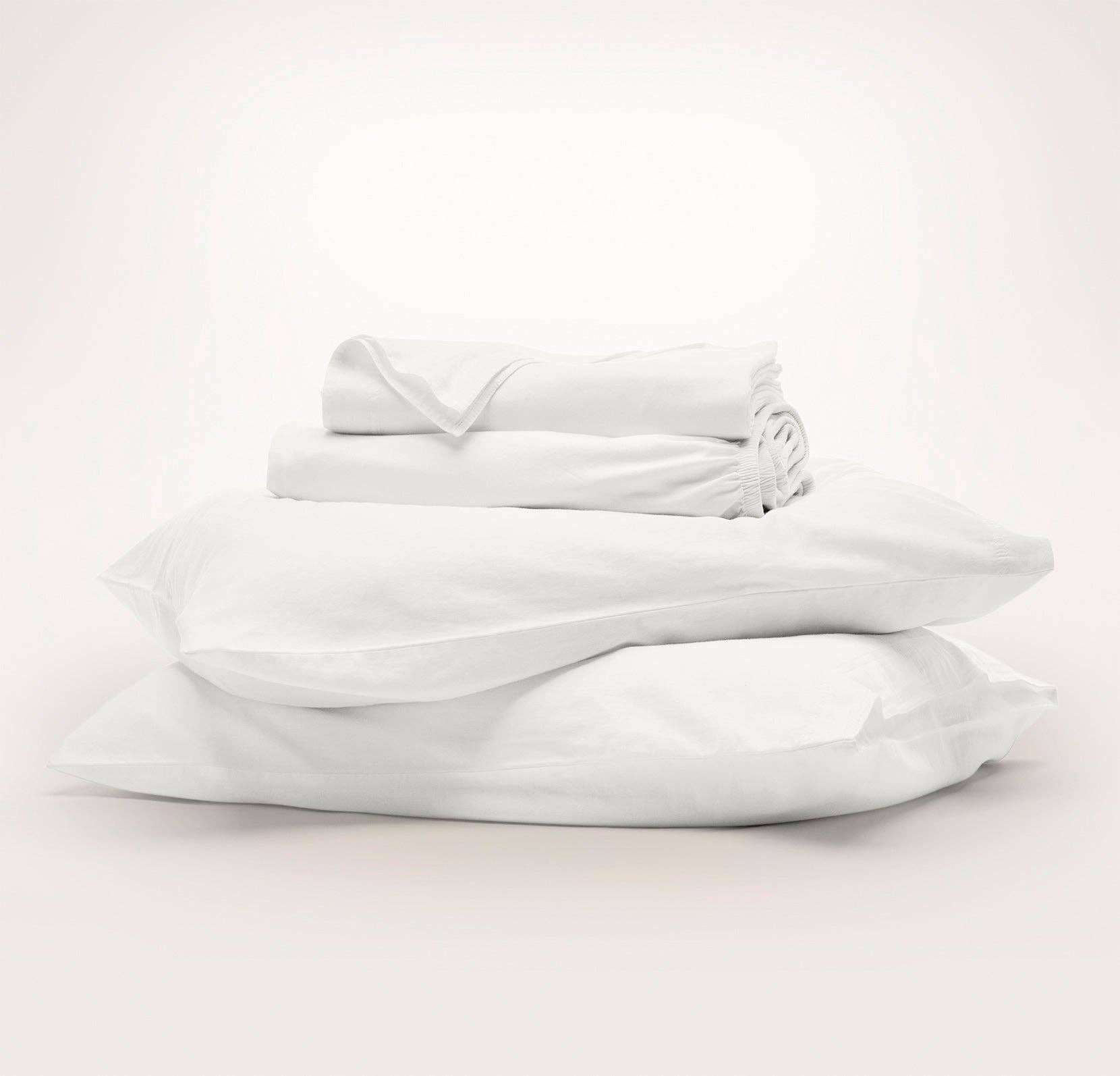 Signature Vintage Washed Sheet Set: Vintage White / California King