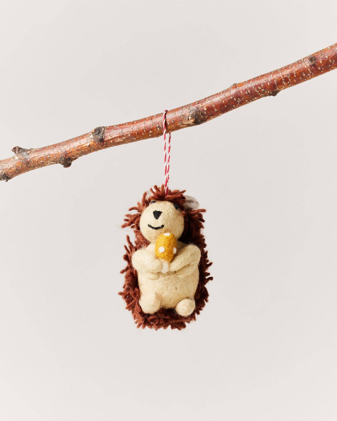 Felted Woodland Animal Ornament: Oliver Owl