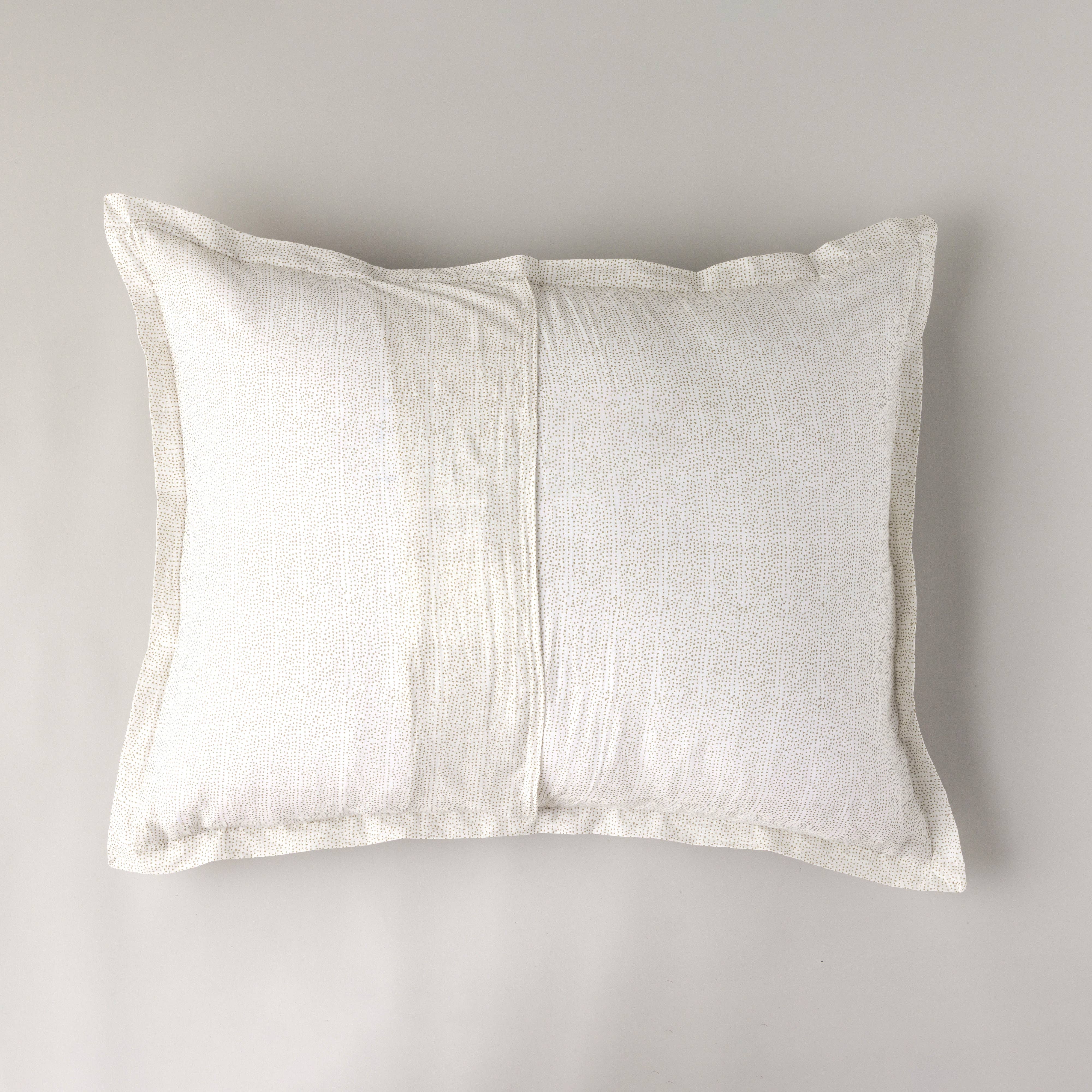 Charlie Block Print Sham: DARK GREEN / KING