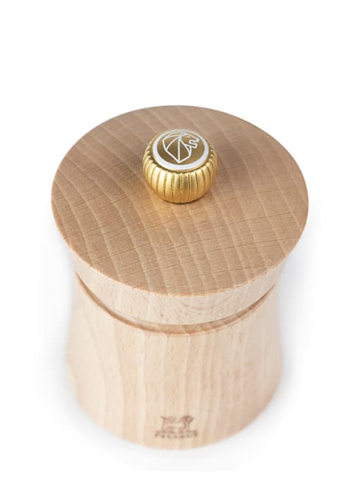 Baya Salt Mill, Wood, Natural, 8 cm - 3in