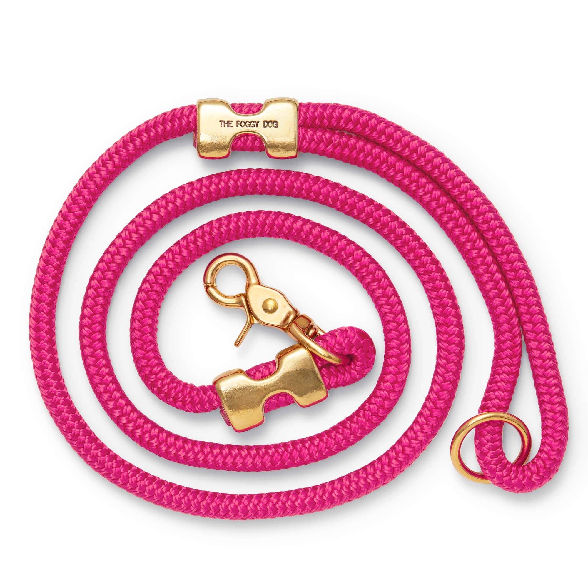 Hot Pink Marine Rope Dog Leash: Standard 5 feet