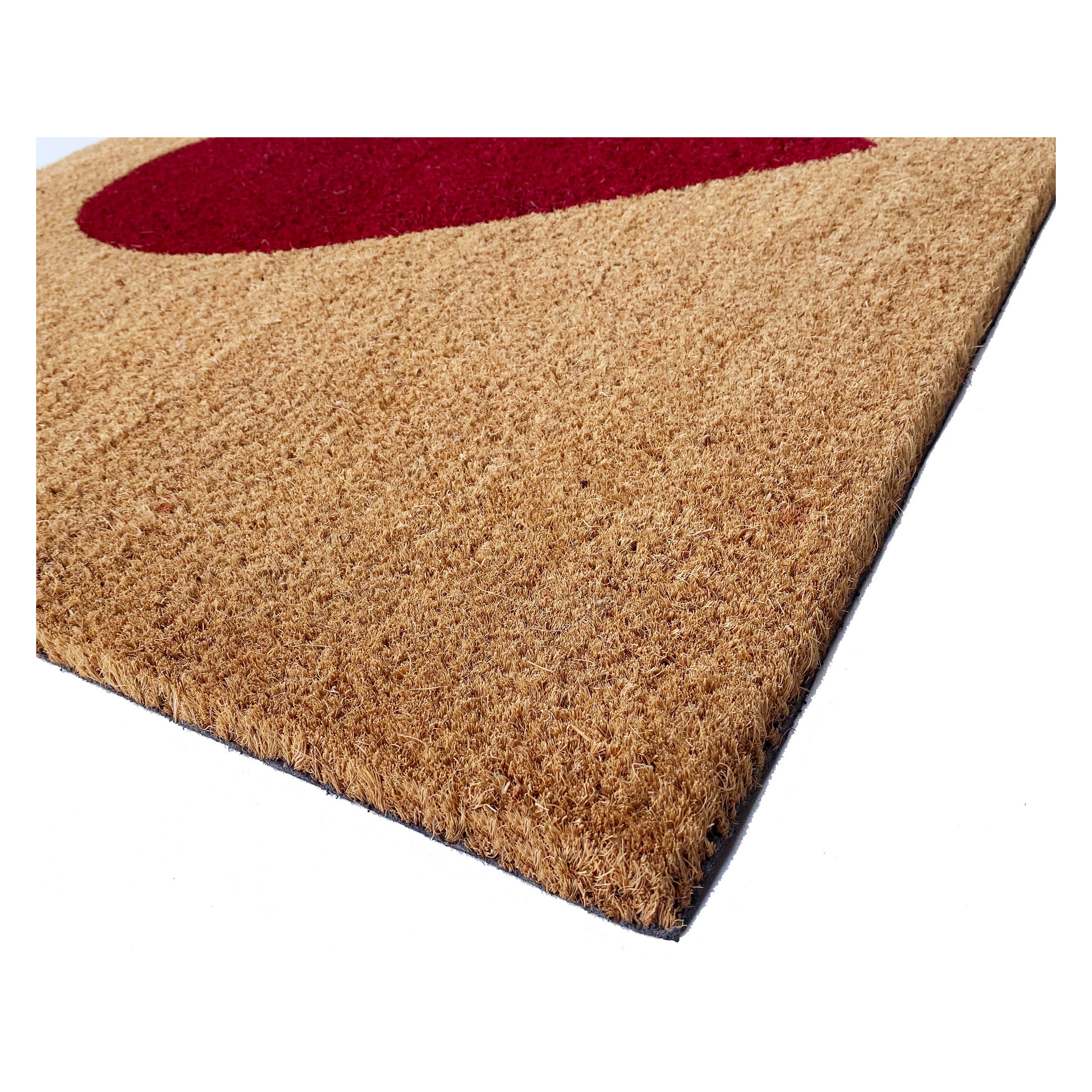 Heart Doormat: Red / 17" x 29"