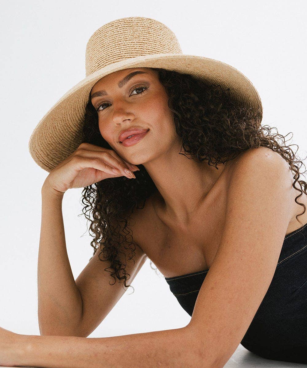 Jolie Packable Straw Bucket Hat