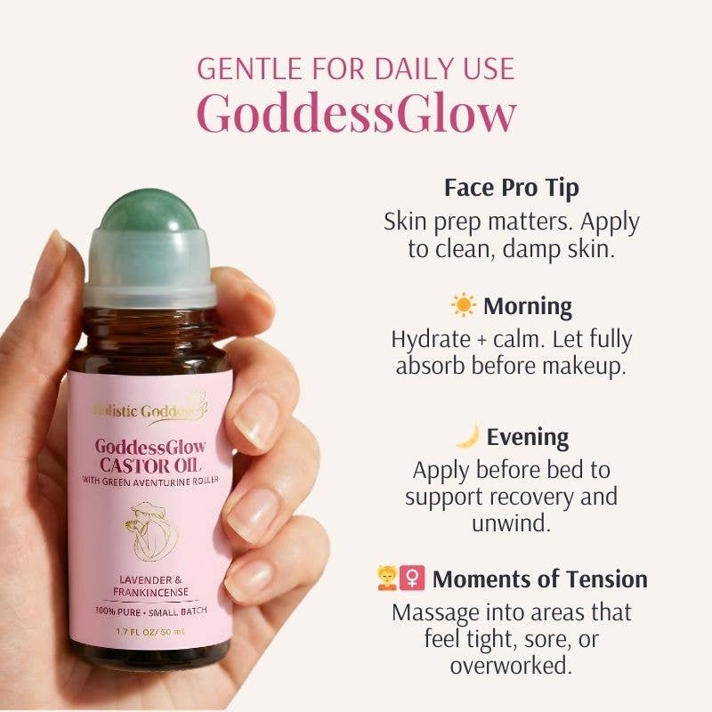 The GoddessGlow Castor Oil Roll-on