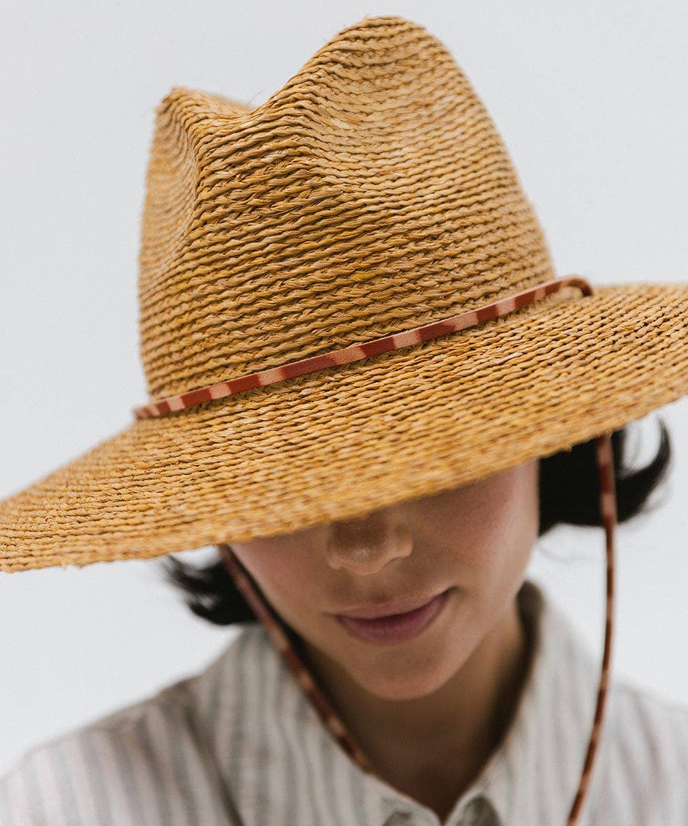 Ozzy Packable Straw Sun Hat: Natural / S/M 57